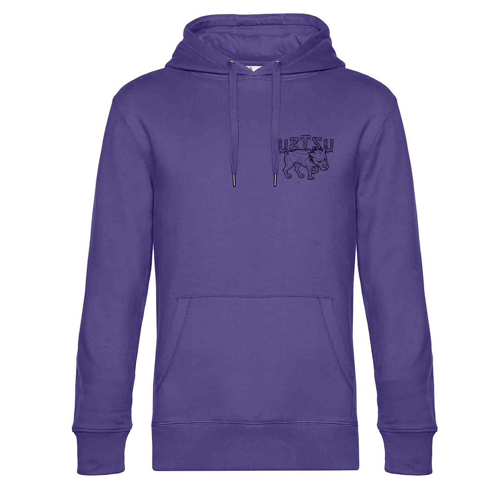 UZTZU® Facundo Punk Purple Hoodie front