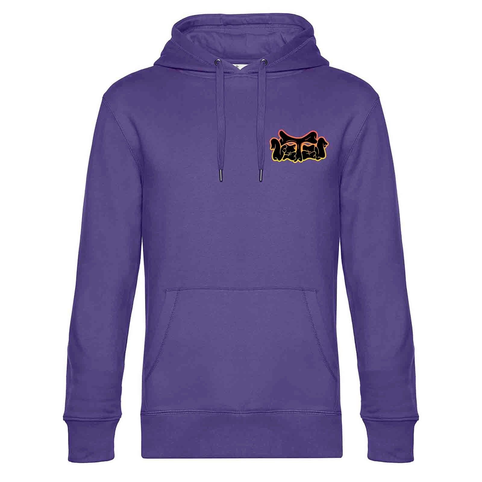 UZTZU® RX Mickey Purple Hoodie front