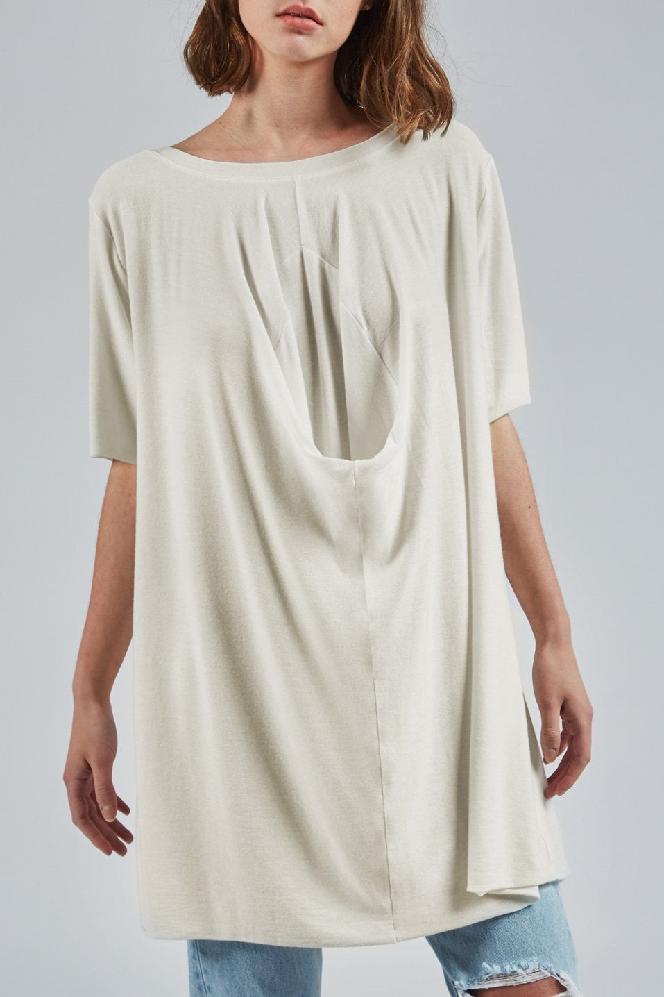 Women's Milk-Plus White 4-Sleeve Shirt - Uztzu Clothing - Shop Super 4 in 1 T-shirts, Pants and hoodies online!