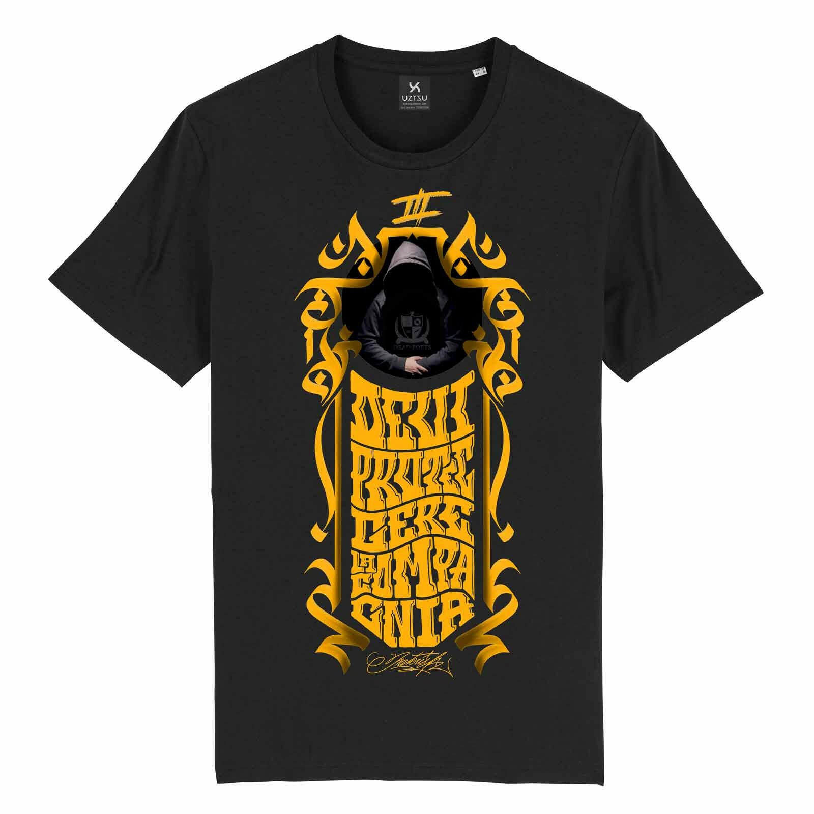 DEAD POETS III "@HATERISK" [ DP3 ] Black T-Shirt front
